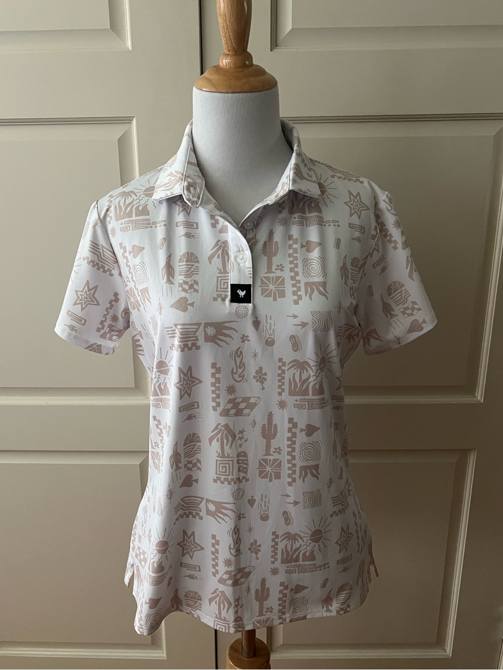 Bad Birdie Desert Women’s Core Performance Polo Size M Golf